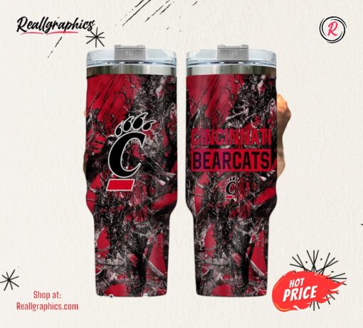 Cincinnati Bearcats Realtree Hunting 40oz Tumbler