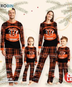 Cincinnati Bengals NFL Custom Your Name Football Team Pajamas Cincinnati Bengals NFL Custom Your Name Football Team Pajamas