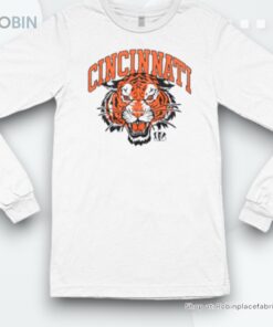 Cincinnati Bengals Tiger Head Crewneck Shirt