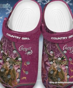 Classic Country Girl 3D Printed Crocs Shoes