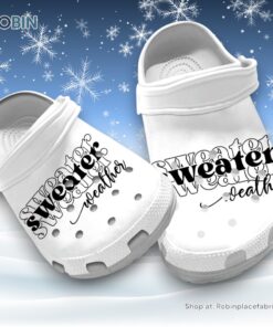 Classic Sweater Weather 3D Printed Crocs Shoes