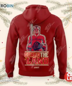 Cleveland Guardians ALCS 2024 GUARD The LAND Hoodie   Red