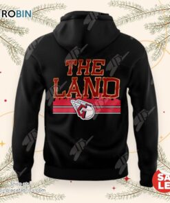 Cleveland Guardians ALCS 2024 Stand For The Land 3D Hoodie   Black