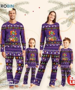 Clemson Tigers NCAA Custom Name Grinch Christmas And Sport Team Pajama Set