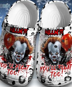 Clown Killin’ IT You’ll Float Halloween Classic Crocs
