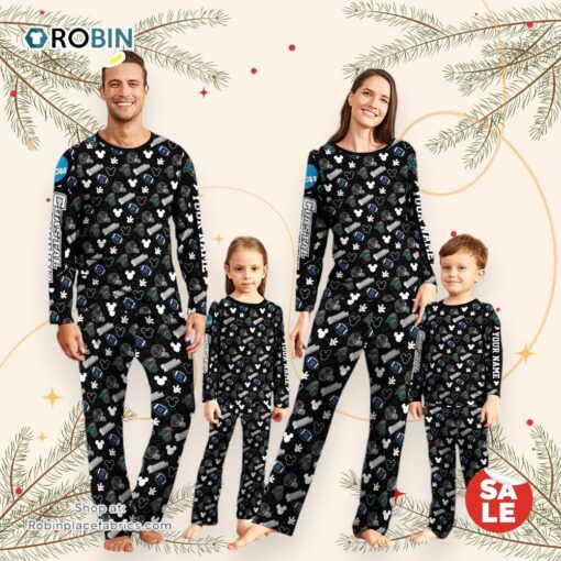 Coastal Carolina Chanticleers NCAA And Mickey  Mouse Pajamas Custom Your Name
