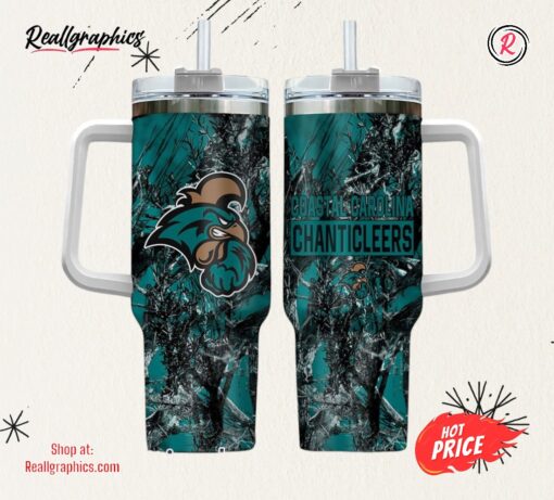 Coastal Carolina Chanticleers Realtree Hunting 40oz Tumbler