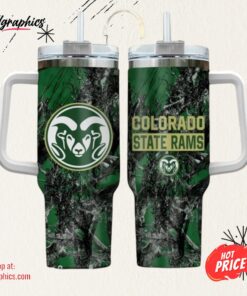 Colorado State Rams Realtree Hunting 40oz Tumbler