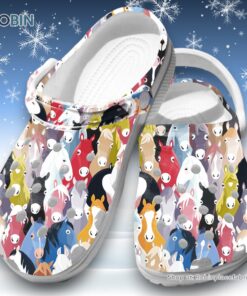 Football Crocs – Personalized Dallas Cowboys Half Tone Drip Flannel Clog Shoes
