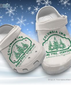 Columbia Inn Pine Tree, Vermont 3D Printed Crocs Shoes