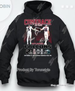 Comeback Win Atlanta Falcons September 16, 2024 Lincoln Financial Field, Phi T Shirt Comeback Win Atlanta Falcons September 16, 2024 Lincoln Financial Field, Phi T Shirt