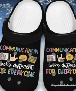 Comfortable Communication For Everyone 3D Printed Crocs Shoes