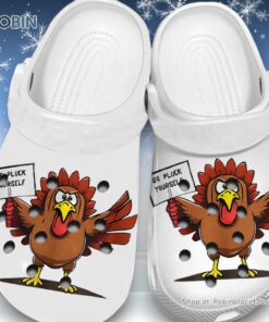 Comfortable Go Pluck Yourself 3D Printed Crocs