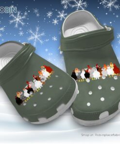 Comfortable Iron On Chicken 3D Printed Crocs Shoes