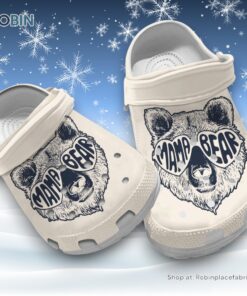 Comfortable Mama Bear 3D Printed Crocs Shoes