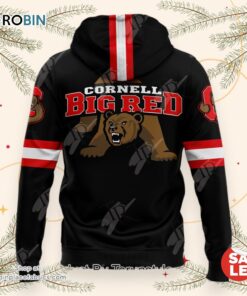 Cornell Big Red Bear Through C Layered Twill Hoodie
