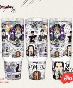 Custom Movie Sublimated 40oz Quencher Tumbler
