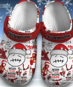 Custom Name Merry Christmas Travis Scott Classic Crocs Custom Name Merry Christmas Travis Scott Classic Crocs