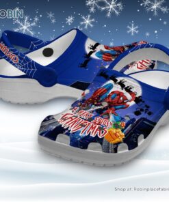 Custom Name Spiderman A Very Spidey Christmas Classic Crocs