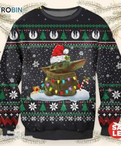 Cute Baby Yoda Star Wars Xmas Ugly Christmas Sweater
