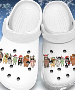 Cute Cat Christmas 3D Printed Crocs Shoes