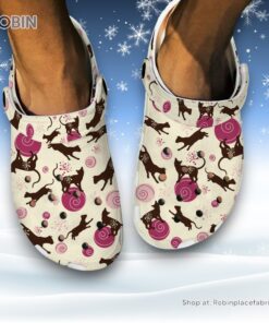 Cute Funny Cat Seamless Pattern 3D Printed Crocs Clogs Shoes