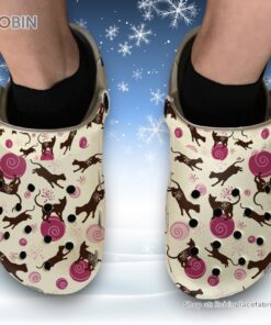 Cute Funny Cat Seamless Pattern 3D Printed Crocs Clogs Shoes