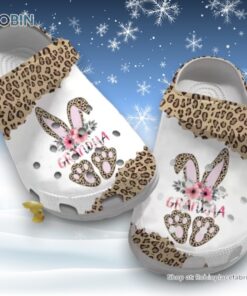 Cute Grandma Leopard Pattern 3D Printed Crocs Clogs Shoes Cute Grandma Leopard Pattern 3D Printed Crocs Clogs Shoes