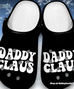 Daddy Claus 3D Printed Crocs Clogs Shoes