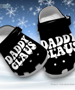 Daddy Claus 3D Printed Crocs Clogs Shoes Daddy Claus 3D Printed Crocs Clogs Shoes