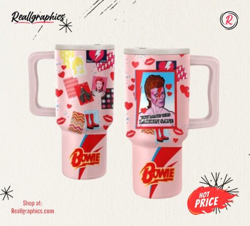 David Bowie 40Oz Tumbler You Make This Laddin Sane