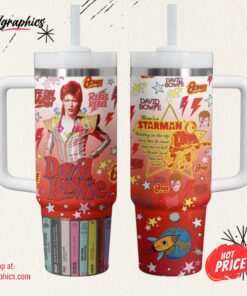 David Bowie There’s A Starman Stanley Tumbler 40oz
