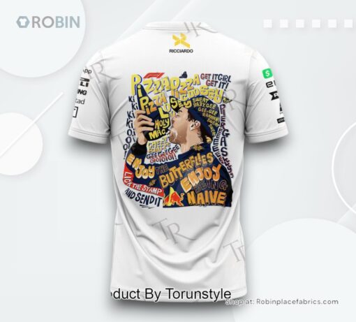 Daniel Ricciardo Enjoy the butterflies Formula 1 T Shirt