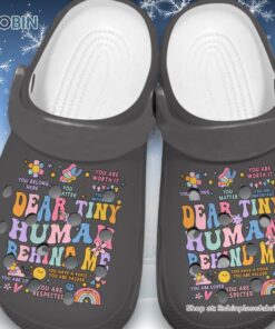 Dear Tiny Human Behind Me 3D Printed Crocs Shoes