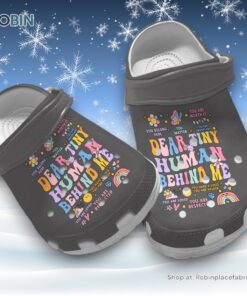 Dear Tiny Human Behind Me 3D Printed Crocs Shoes