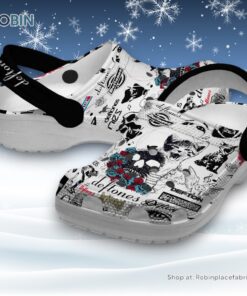 Deftones Skull And Cat And Rose Halloween Unisex Classic Crocs