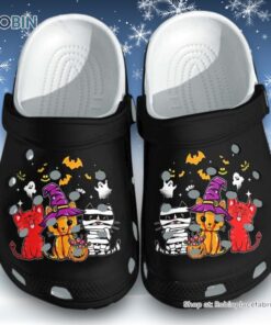 Devil Halloween Mummy Cat In Horror Night Unisex Classic Crocs