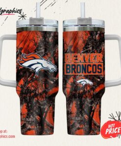 Denver Broncos NFL Hunting Personalized Stanley Tumbler 40oz