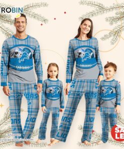 Detroit Lions NFL Custom Your Name Football Team Pajamas Detroit Lions NFL Custom Your Name Football Team Pajamas