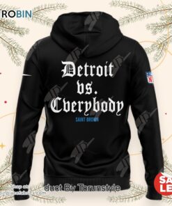 Detroit Vs Everybody Saint Brown 3D Hoodie Detroit Vs Everybody Saint Brown 3D Hoodie