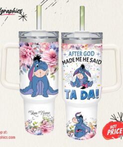 Disney Custom Name Eeyore Tada 40oz Stainless Steel Tumbler
