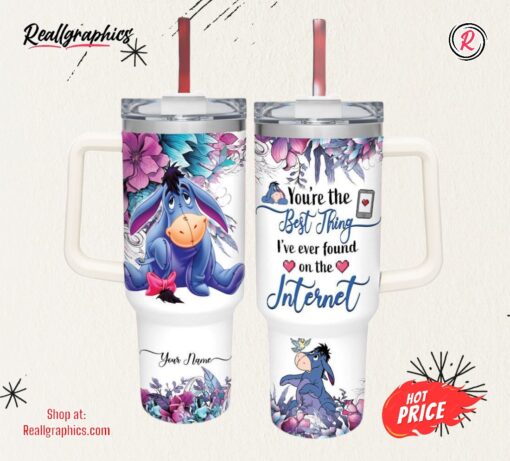 Disney Custom Name Eeyore You’re The Best Thing 40oz Stainless Steel Tumbler