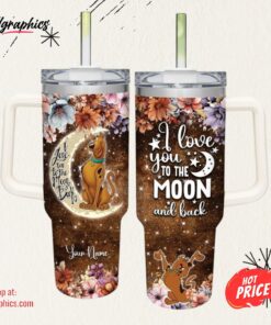 Disney Scooby Doo I Love You To The Moon &Amp Back 40oz Stainless Steel Tumbler