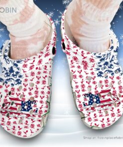 Dragons American Flag Limited Edition 3D Printed Crocs Clogs Shoes