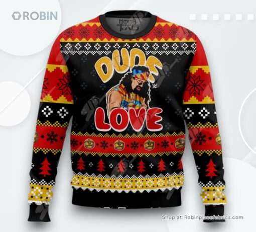Dude Love Mick Foley Ugly Sweater