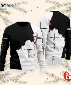 Easter Jesus Ugly Christmas Sweater, Jesus Christmas Sweater