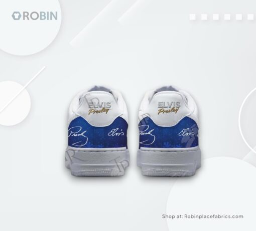 Elvis Presley I’ll Have A Blue Christmas Without You Air Force 1 Sneakers