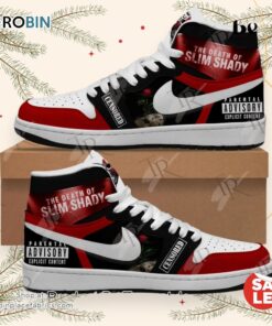 Eminem The Death Of Slim Shady Parental Advisory Explicit Content Air Jordan 1, Hightop