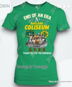 End Of An Era 1968 2024 Oakland Coliseum Thank You For The Memories T Shirt
