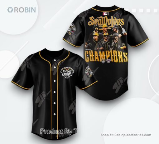 Erie SeaWolves 2024 Eastern League Champions Baseball Jersey Shirt Style